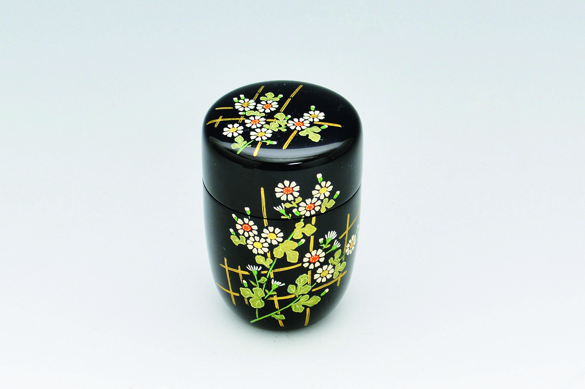 長棗　菊垣蒔絵　佐々木麗峰　桐箱
