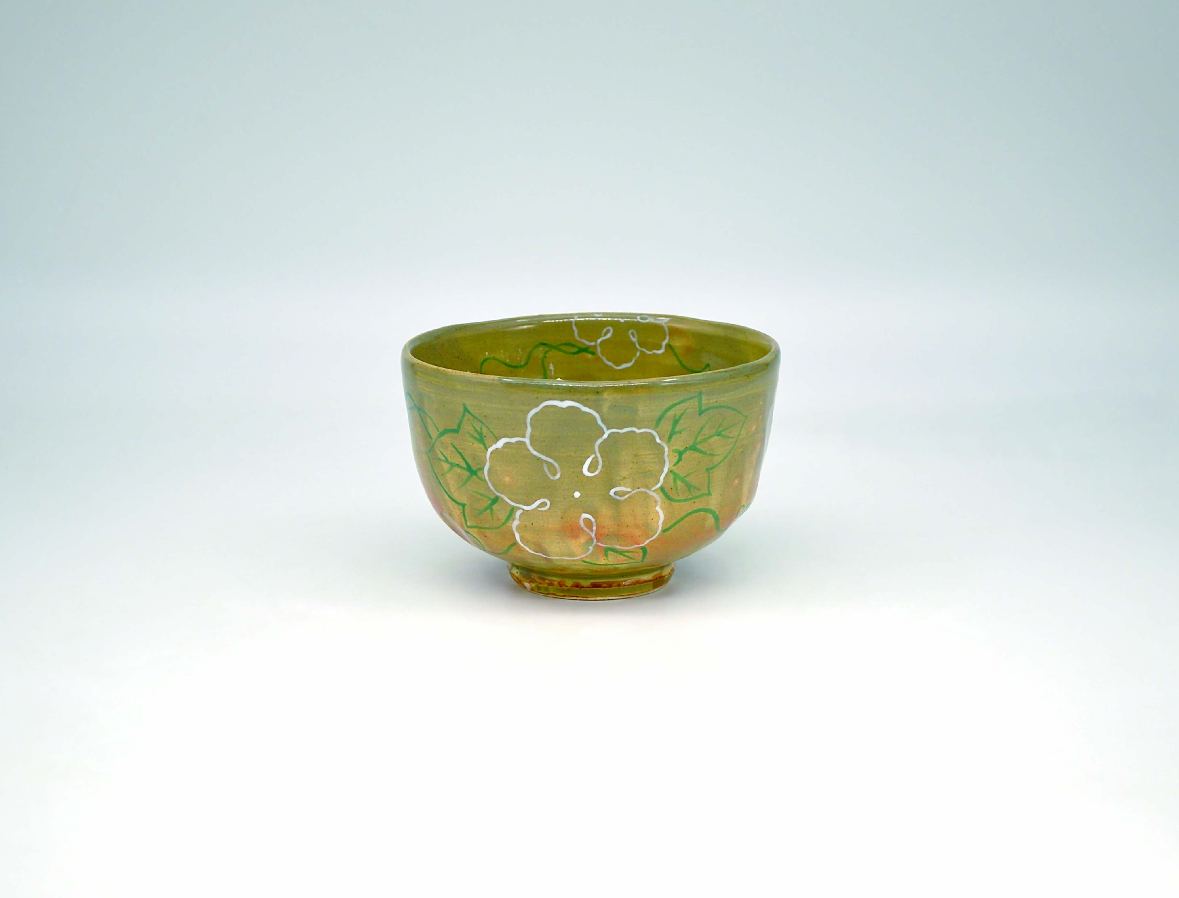 茶碗　乾山　夕顔　陣内窯　化粧箱　新品