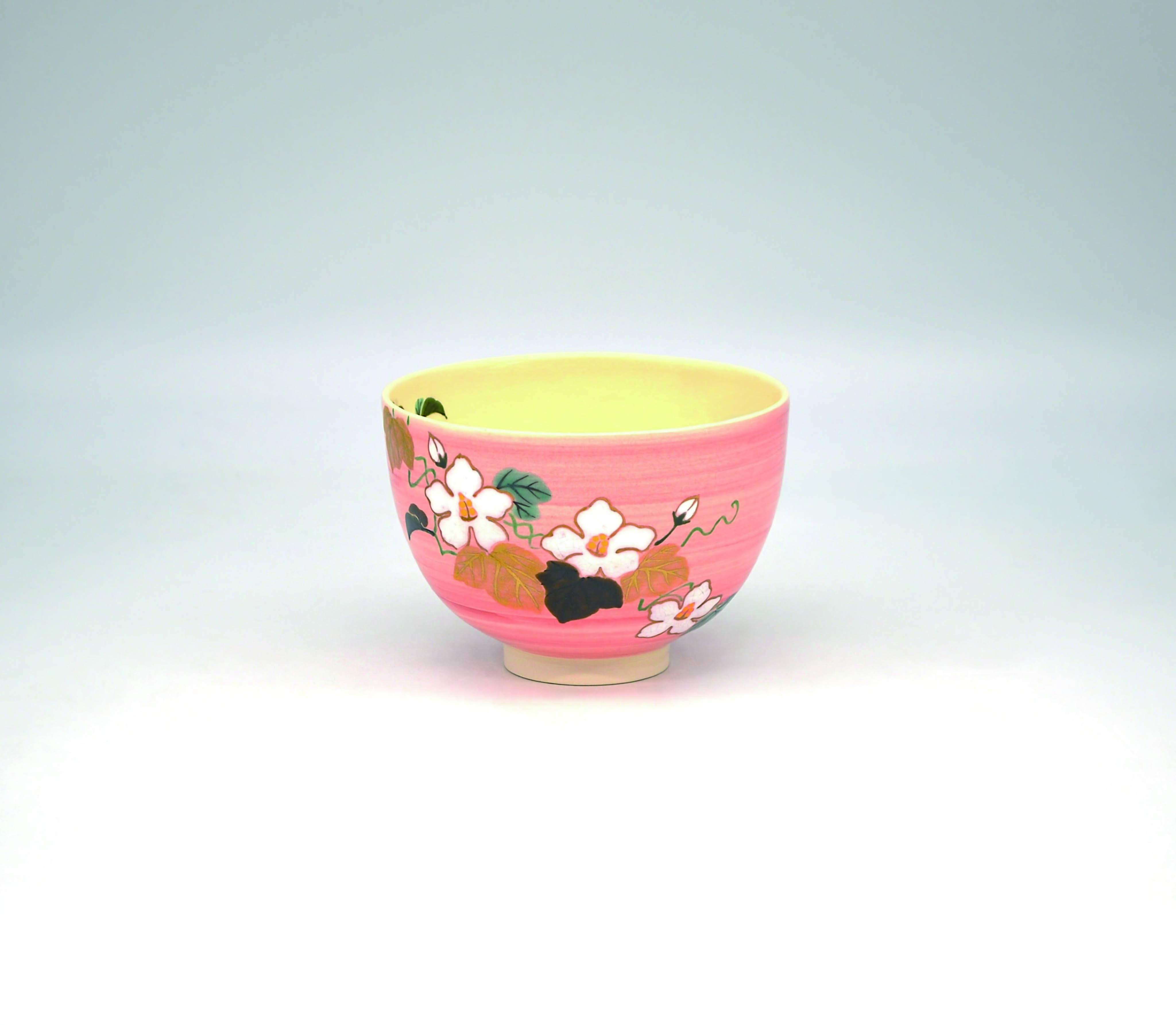 茶碗　夕顔　見谷福峰　化粧箱　新品