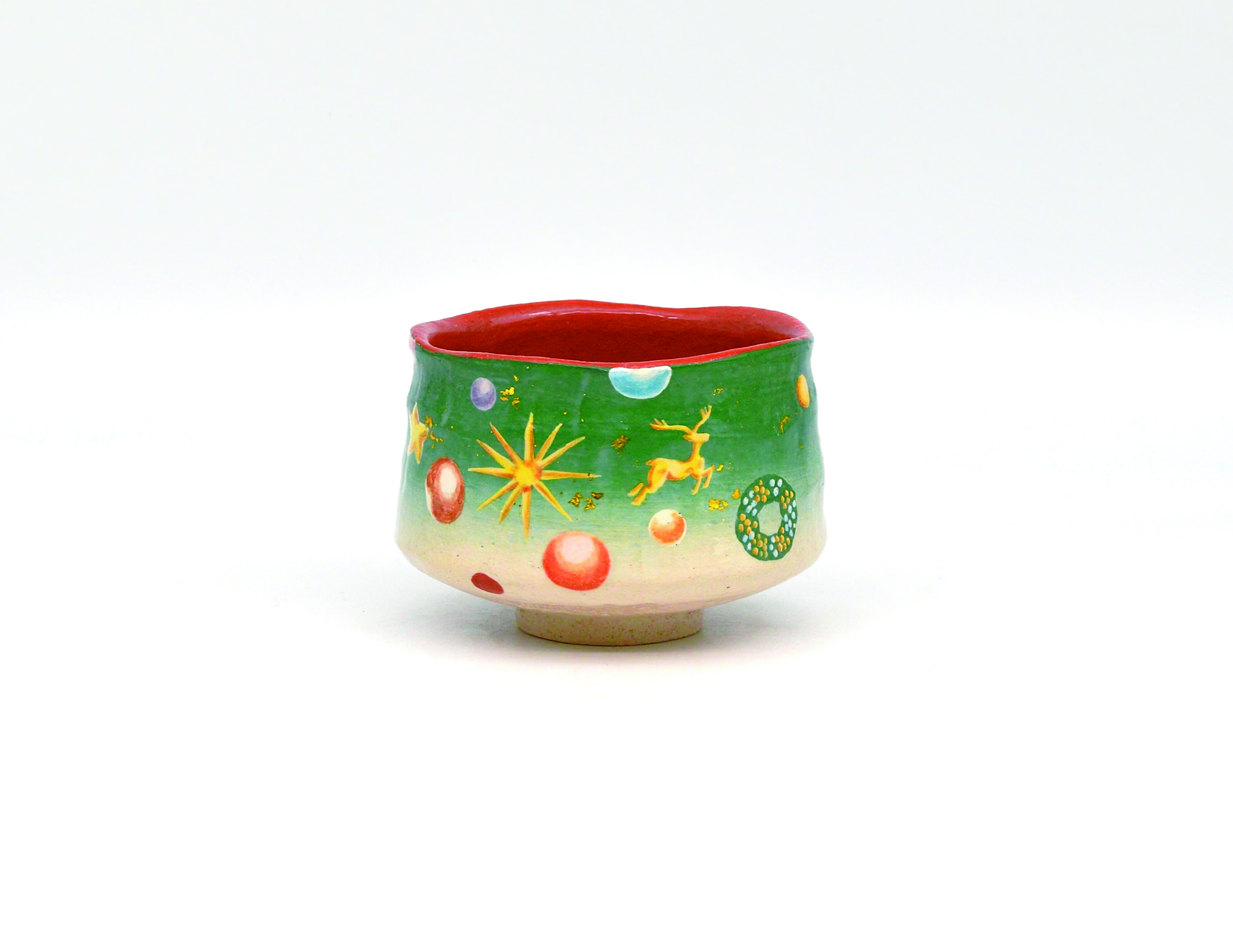 茶碗　クリスマス　吉村楽入　桐箱