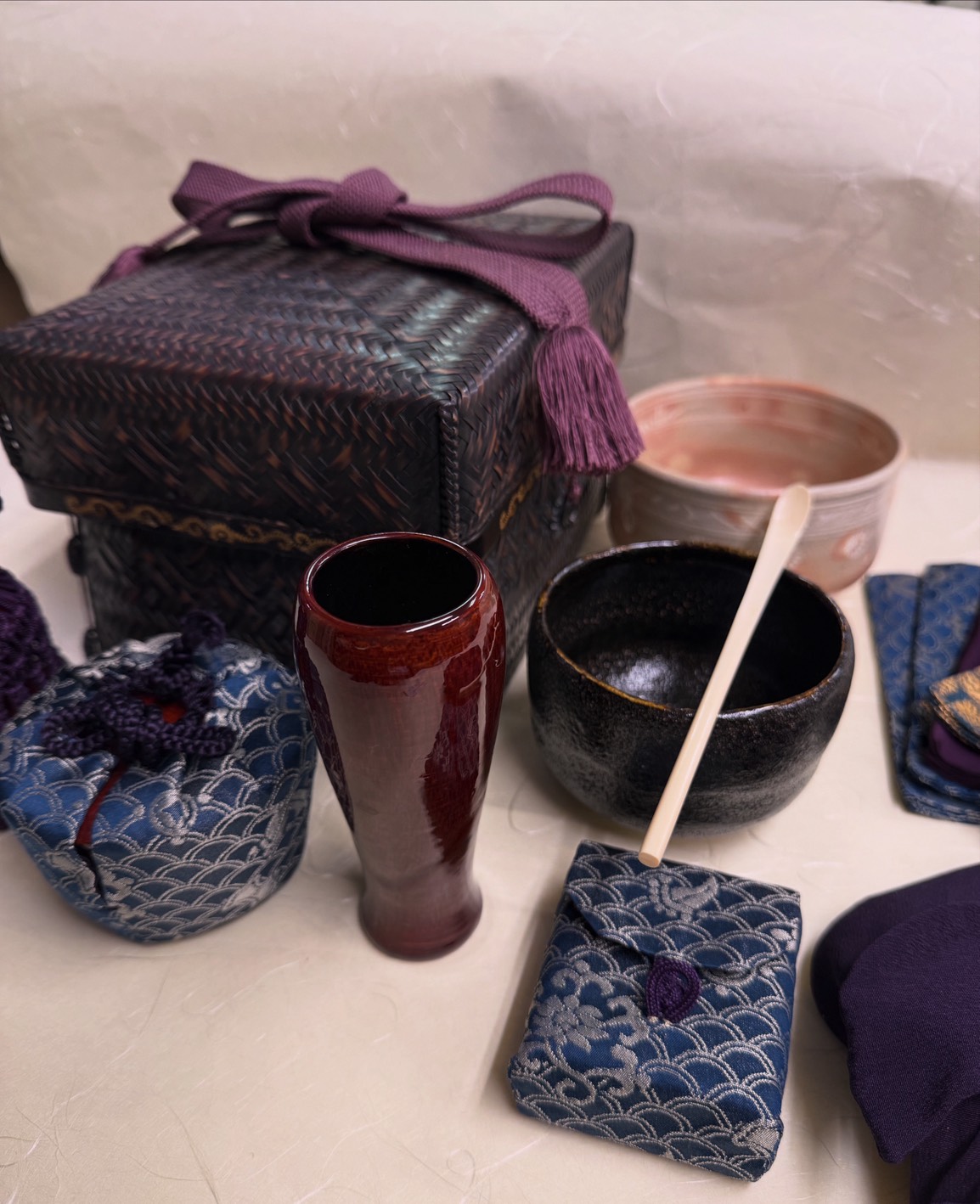 ◆古物◆御所籠セット　紙箱入