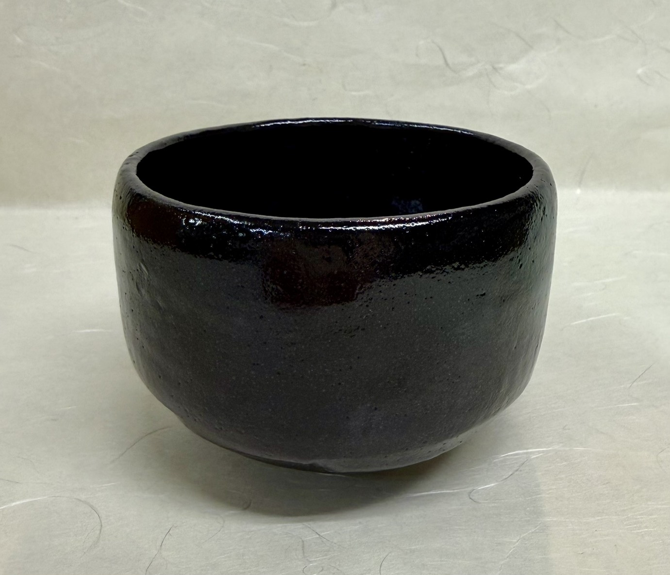 茶碗　長次郎写　大黒　佐々木昭楽　桐箱