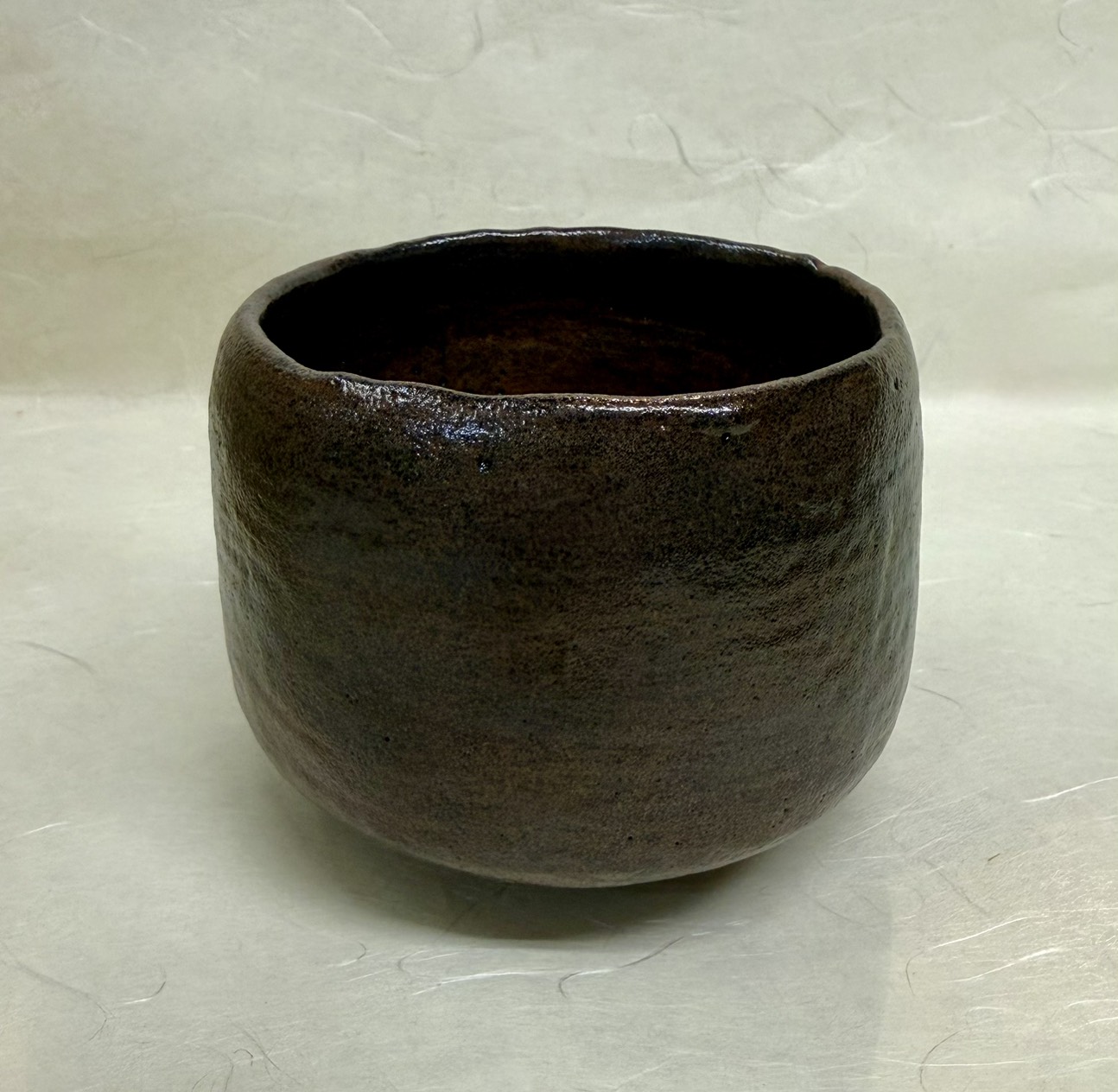茶碗　長次郎写　禿　佐々木昭楽　桐箱