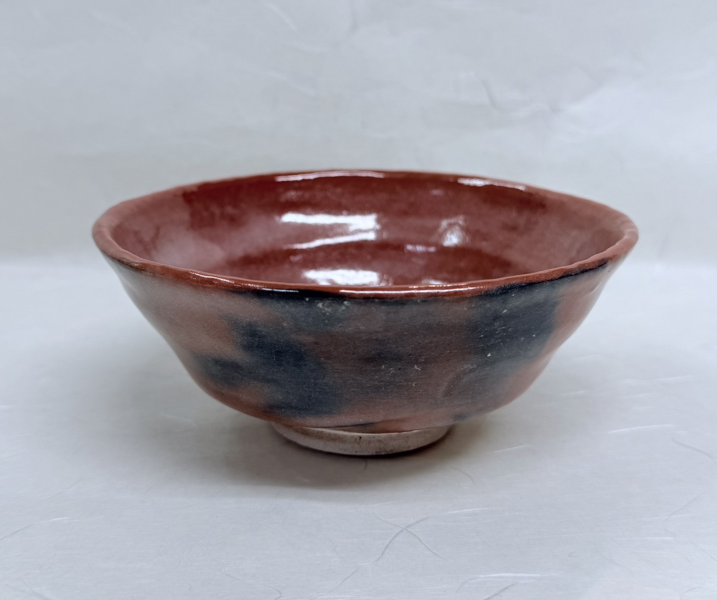 平茶碗　赤楽　松楽　紙箱