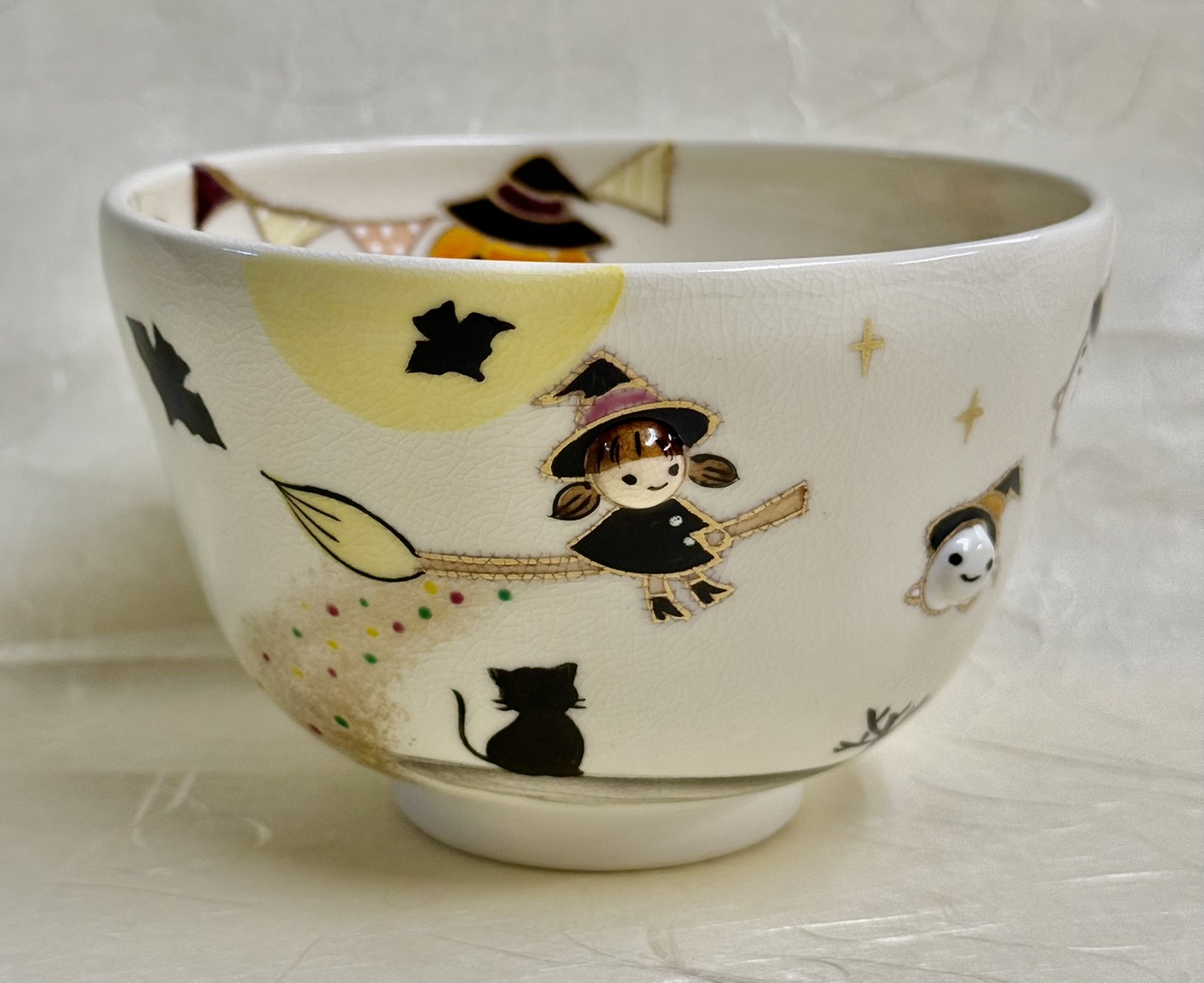 茶碗　ハロウィン　小手毬窯　紙箱