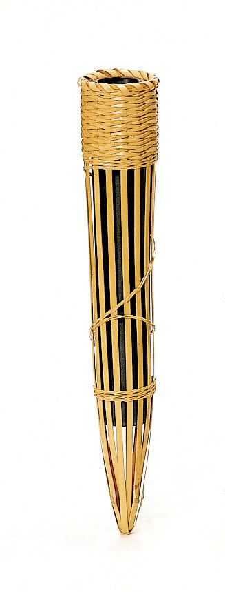 鮎籠　上塗竹入子　6×30